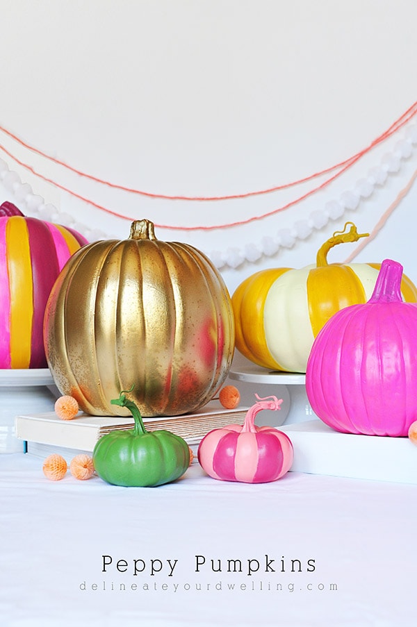 DIY-peppy-Painted-pumpkins, Delineate Your Dwelling