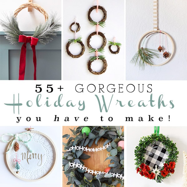 65+ Festive Holiday Wreaths you have to make