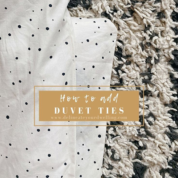 1-Adding Duvet Ties