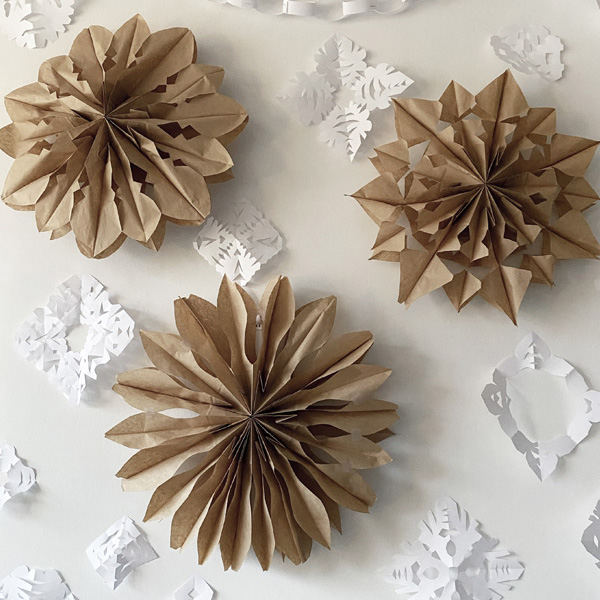 Paper Snowflake Crafts • In the Bag Kids' Crafts