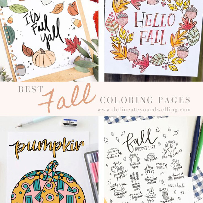 1-Best fall coloring pages