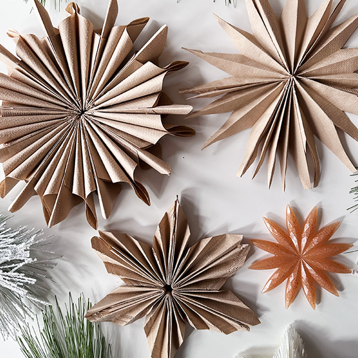 1-Coffee Filter Holiday Stars