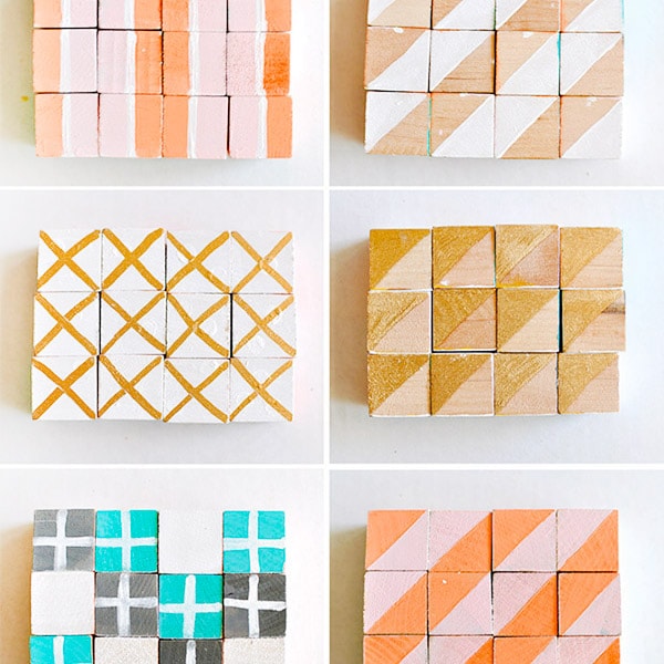 1-Colorful Painted Geometric Blocks