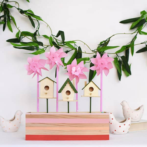 1-Colorful Spring Birdhouses