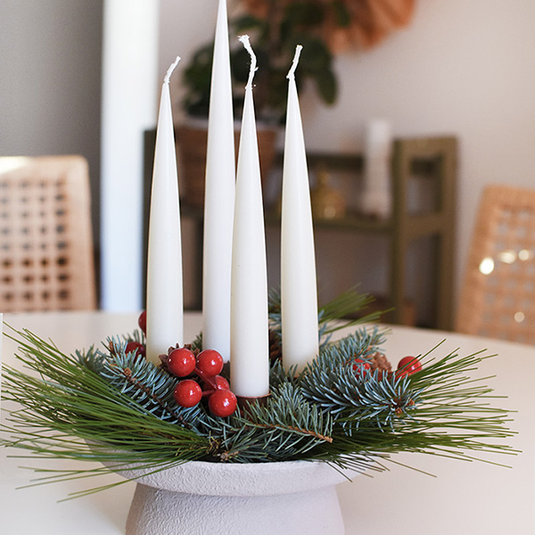 Foraged DIY Advent Wreath