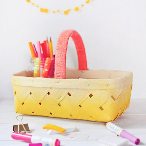 DIY Ombre Basket