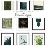 1- Dark Green paintings