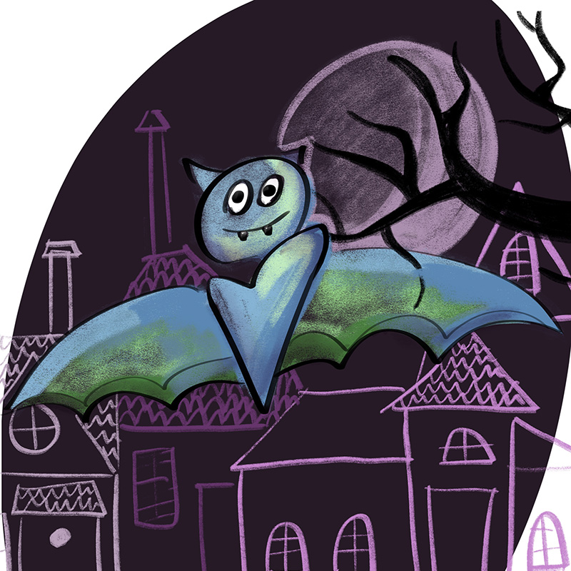 1-Halloween Bat