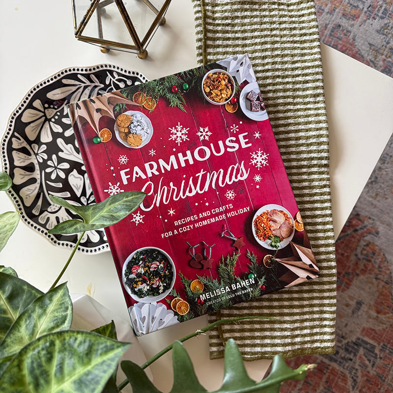 1 - Farmhouse Christmas book review - Melissa Bahen cookbook