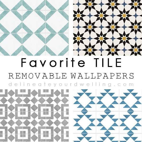 1-Favorite Tile Removable Wallpapers