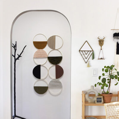 1-Front Entry Yarn Ring Art