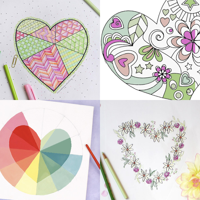 1-Heart Coloring Pages