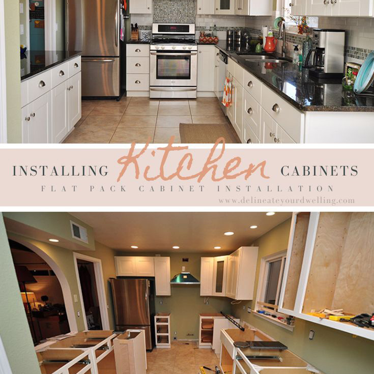 1-Installing kitchen cabinets