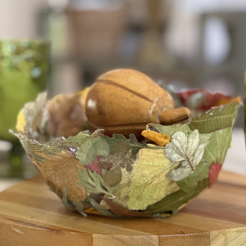 1-Leaf Bowl - Fall table