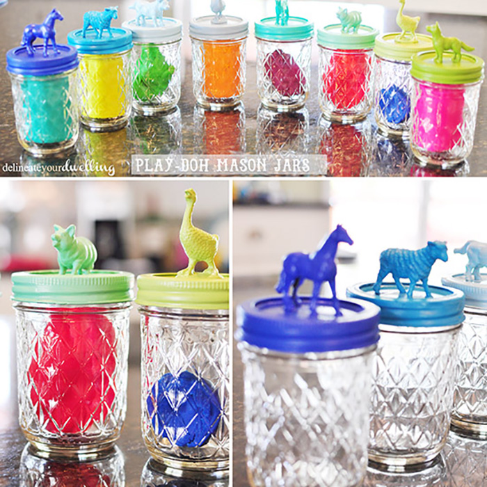 Mason Jar Play-Dough