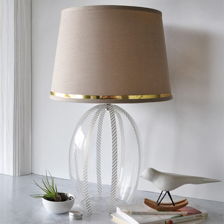 1- Modern Glass Lamp