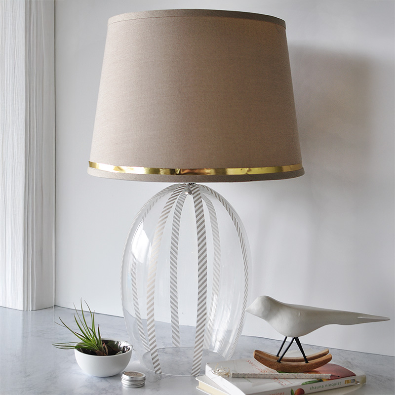 1- Modern Glass Lamp