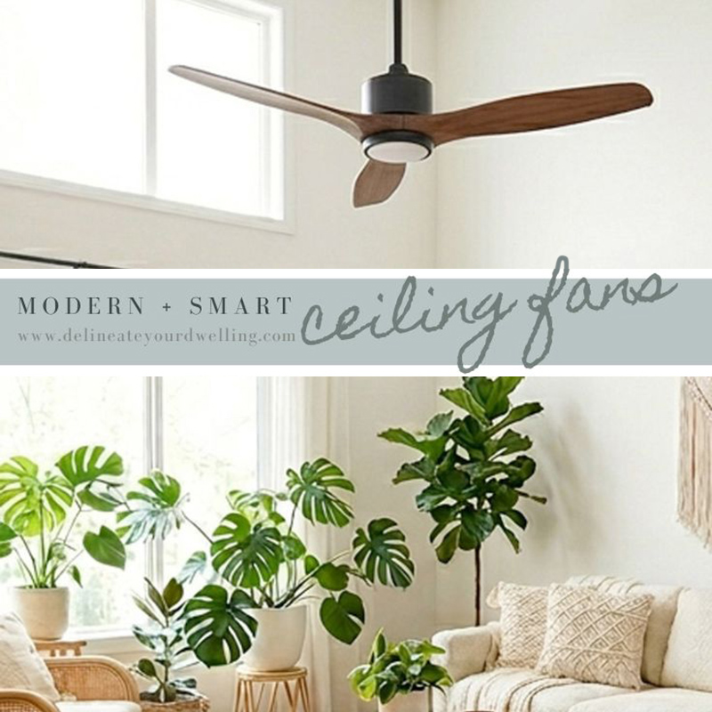 1 - Modern ceiling fans