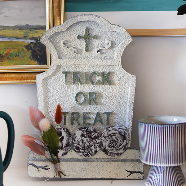 Halloween Boho Neutral Tombstone