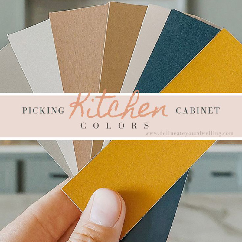 Picking kitchen cabinet colors