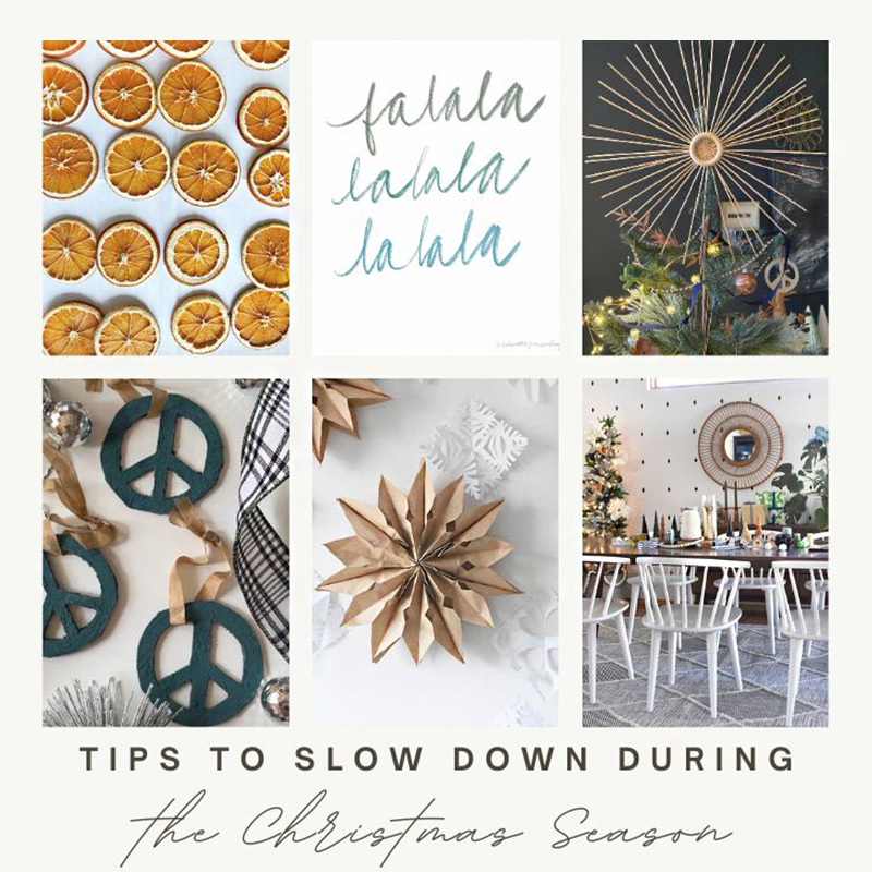 Tips to Slow Down during the Christmas Season