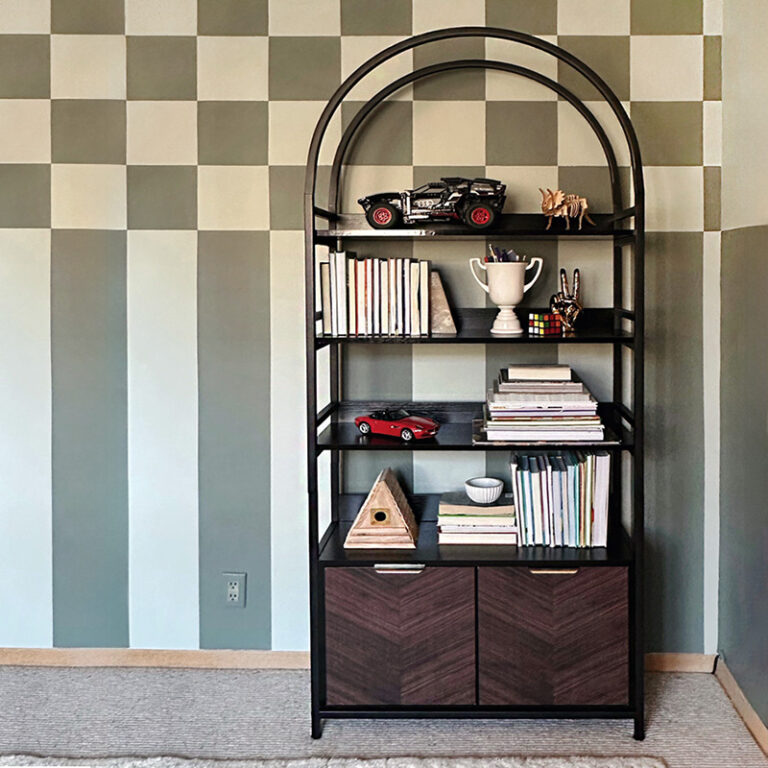 How to style an Arched Bookcase