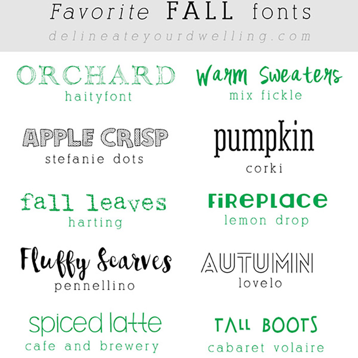 1-fall fonts