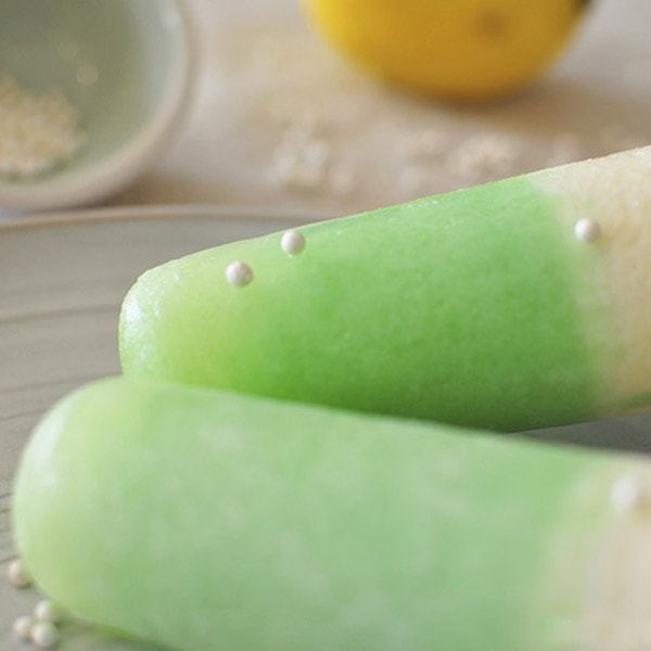 Lime Cream Popsicles