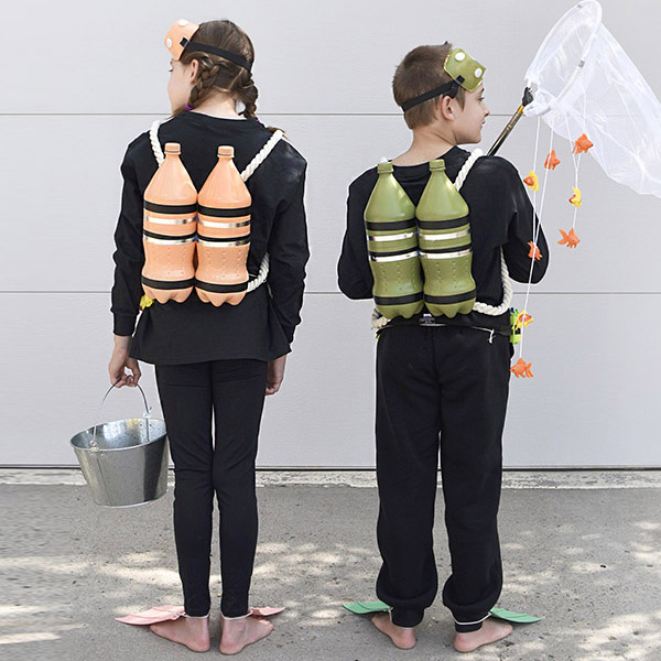 DIY Scuba Diver Halloween Costume