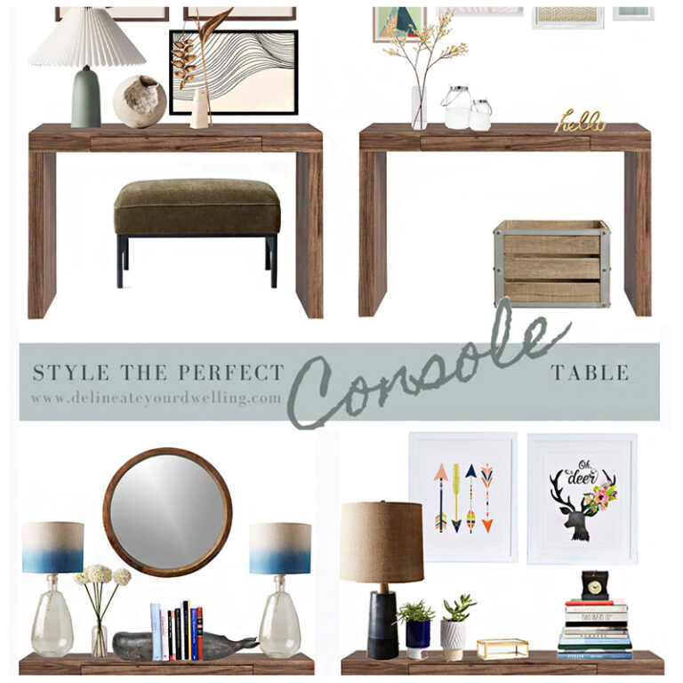 1a-The Perfect Console Styling tips