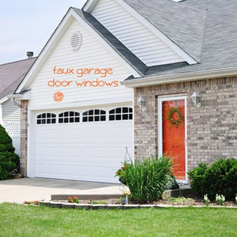 1 Faux Garage Door Windows