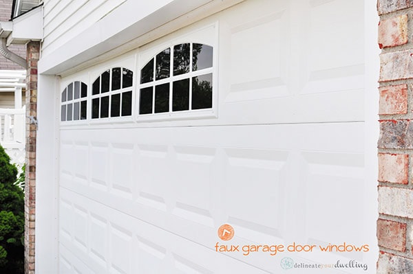 Fake Garage Door Windows