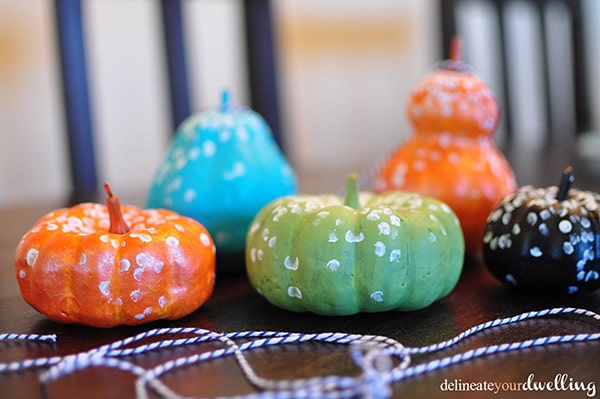Color Polka Dot Pumpkin, Delineate Your Dwelling