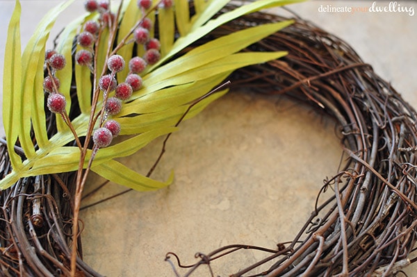 holiday wreath supplies