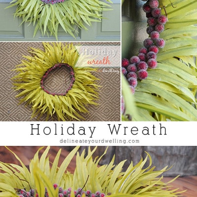 Leaf Holiday wreath