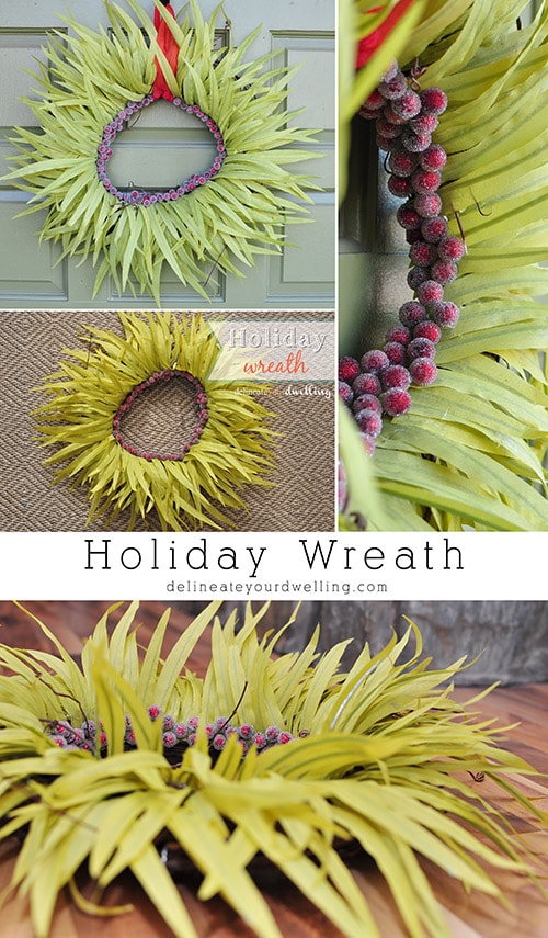 holiday wreath, Delineateyourdwelling.com