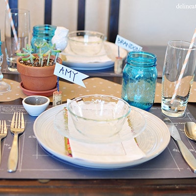 thanksgiving plate, Delineate Your Dwelling