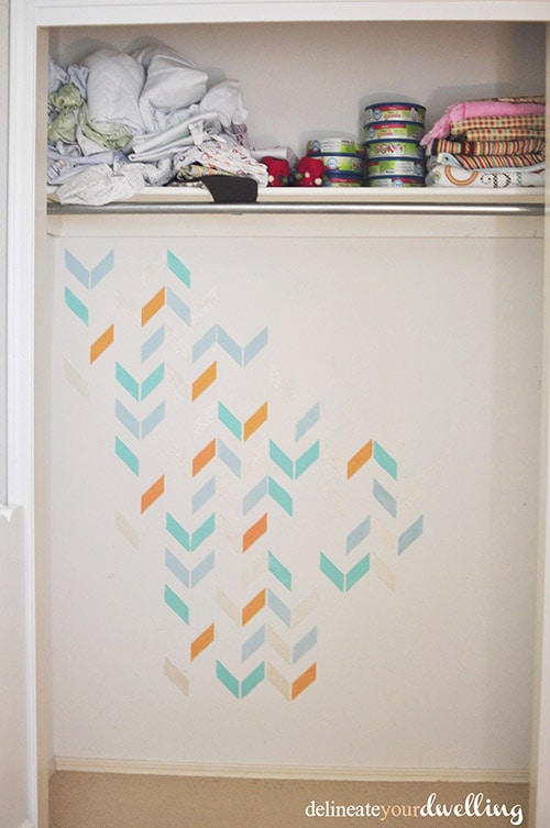Kid's Shared Closet paint done, Delineateyourdwelling.com