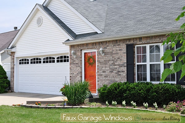 Faux Garage Door Windows, Delineateyourdwelling.com