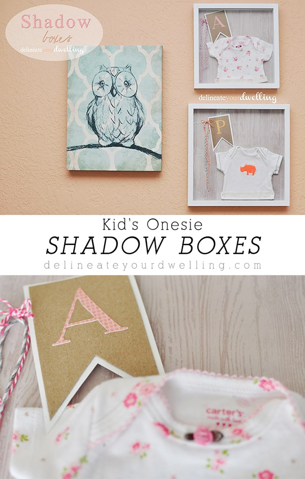 Baby girl shadow sales box