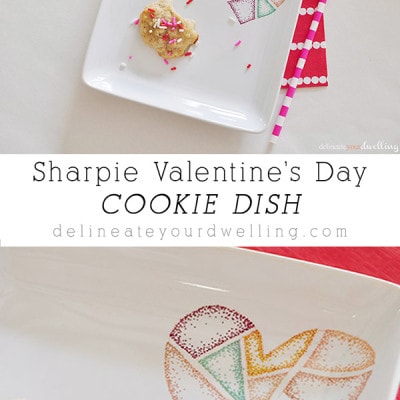 Sharpie Valentines Candy Dish