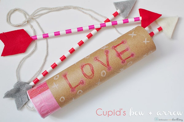 Cupid’s Bow and Arrow craft