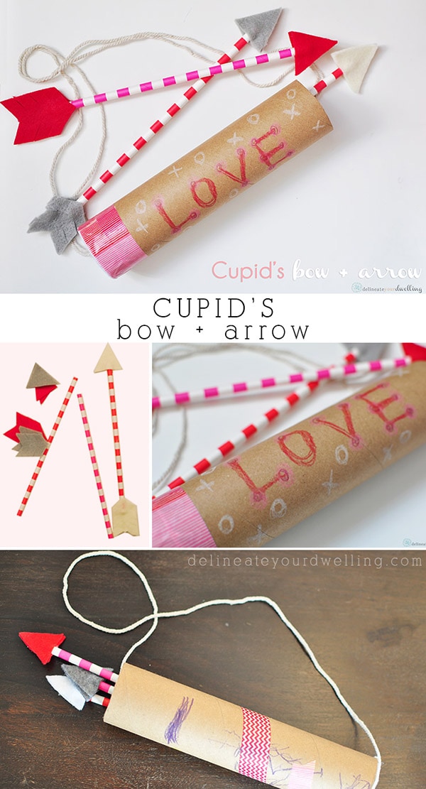 Cupid's Bow and Arrow- Valentine's Day, Delineateyourdwelling.com