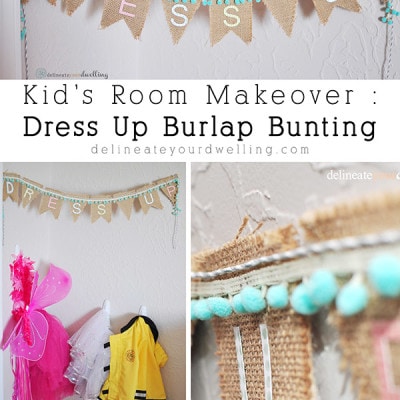 Dress Up Burlap Banner