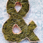 How to make a simple Planted Ampersand decor item! Delineate Your Dwelling