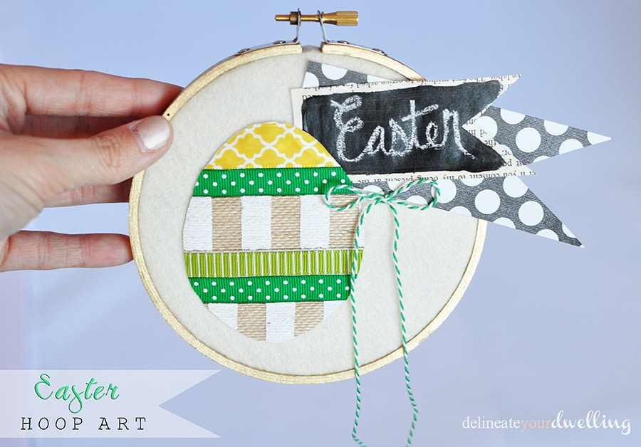 Easter Hoop Art