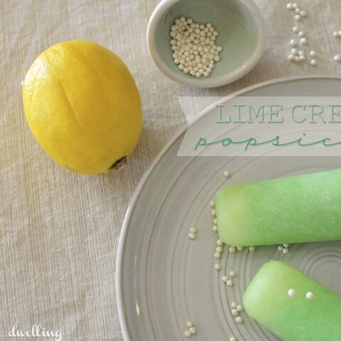 Lime Cream Popsicles