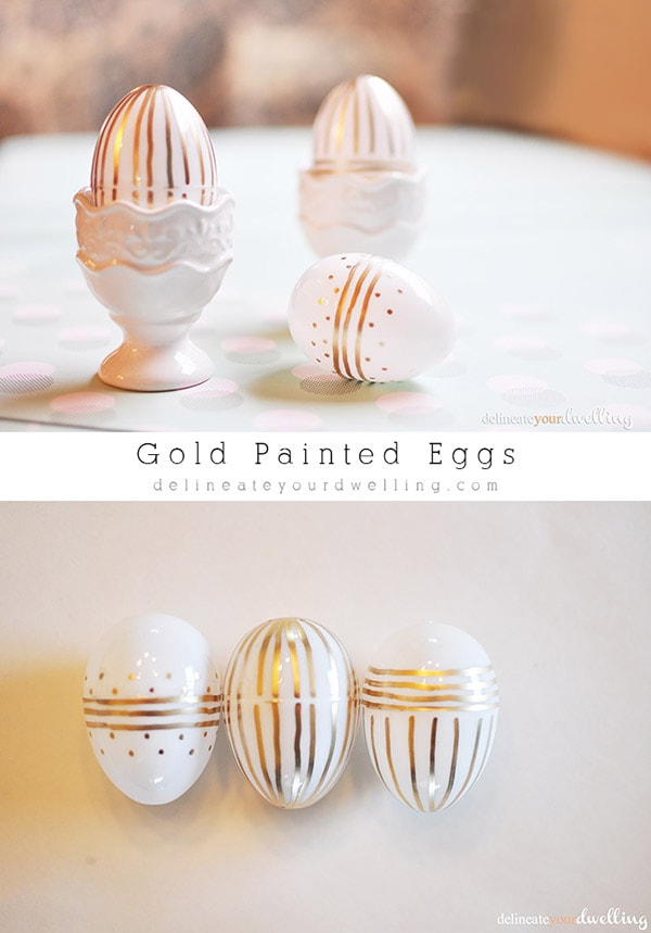 Gold Striped Eggs, delineateyourdwelling.com