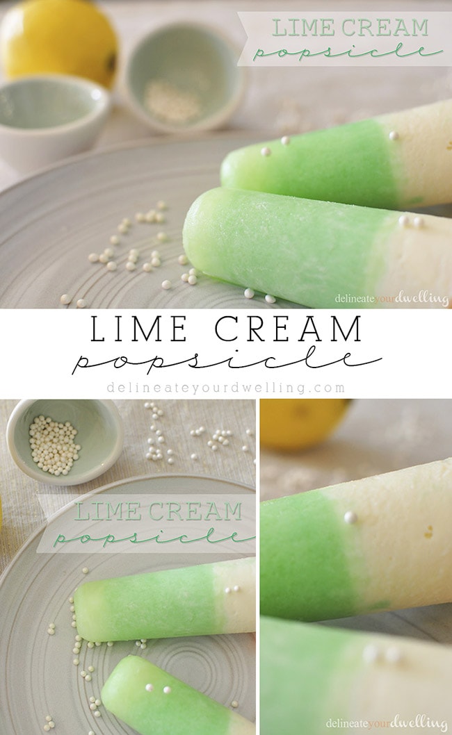 Lime Cream Popsicle