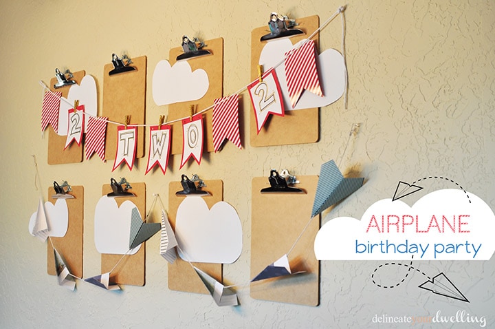 Airplane Themed Birthday Party